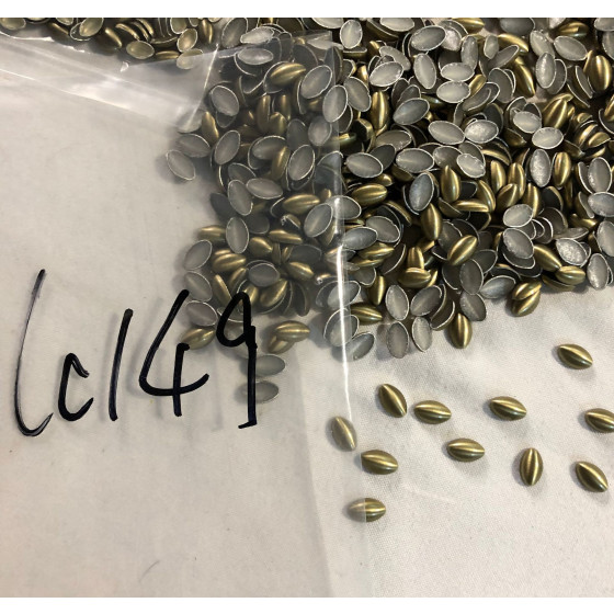 Ellipse Headstud Loose Rhinestones DIY Hot Stamping Accessories Fashionable Hot Stamping Black Imported Hot Drawing Hot Drilling